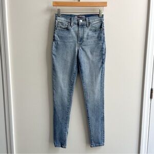 [joe's] high rise ankle skinny jeans sunflower light wash denim 24